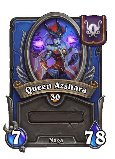 Queen Azshara Hearthstone kártya