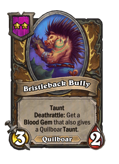 Bristleback Bully Hearthstone kártya