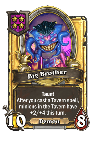 Big Brother Hearthstone kártya