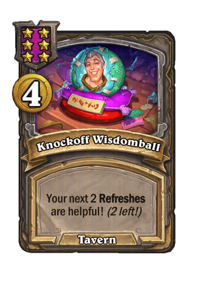 Knockoff Wisdomball Hearthstone kártya