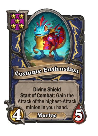 Costume Enthusiast Hearthstone kártya