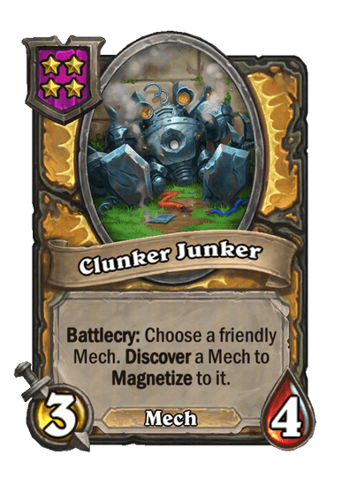 Clunker Junker Hearthstone kártya