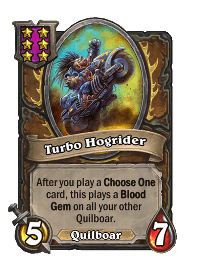 Turbo Hogrider Hearthstone kártya