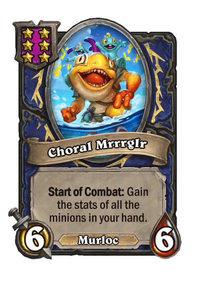 Choral Mrrrglr Hearthstone kártya