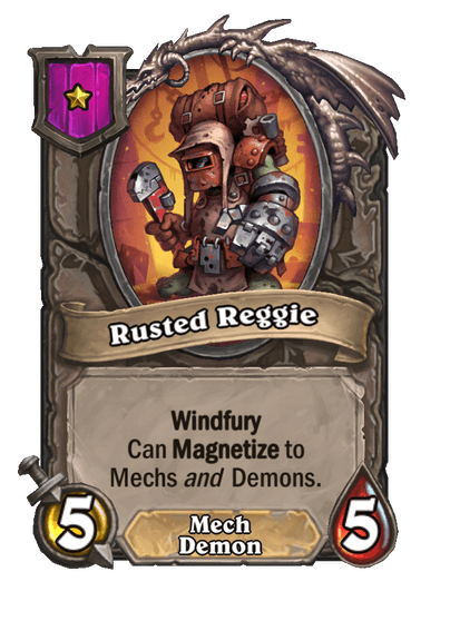 Rusted Reggie Hearthstone kártya