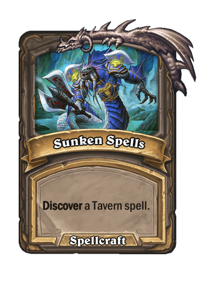 Sunken Spells Hearthstone kártya