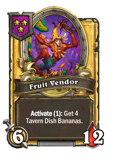 Fruit Vendor Hearthstone kártya