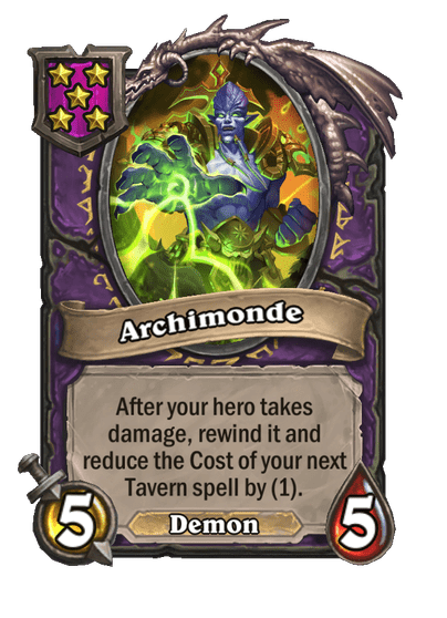 Archimonde Hearthstone kártya