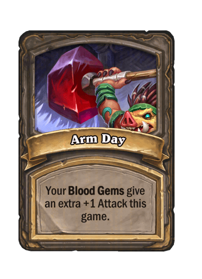 Arm Day Hearthstone kártya