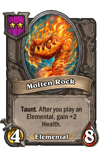 Molten Rock Hearthstone kártya