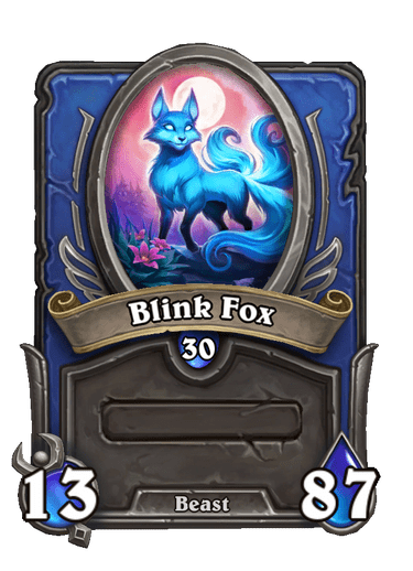 Blink Fox Hearthstone kártya