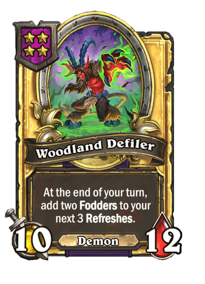 Woodland Defiler Hearthstone kártya