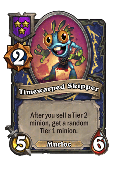 Timewarped Skipper Hearthstone kártya