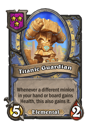 Titanic Guardian Hearthstone kártya
