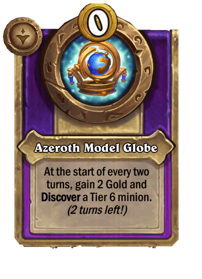 Azeroth Model Globe