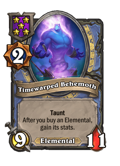 Timewarped Behemoth Hearthstone kártya