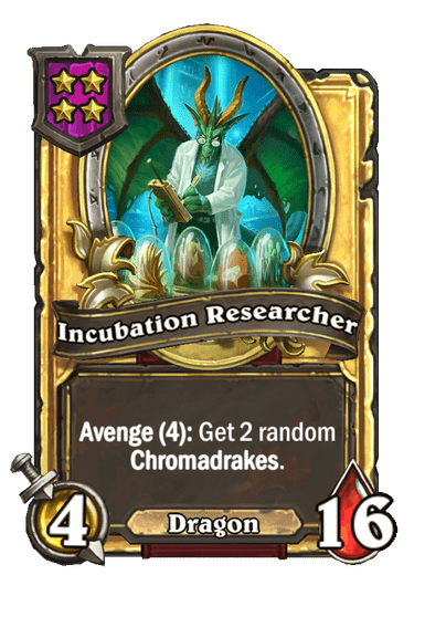 Incubation Researcher Hearthstone kártya