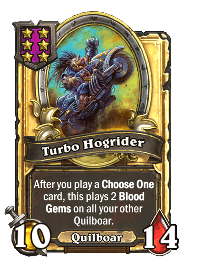 Turbo Hogrider Hearthstone kártya