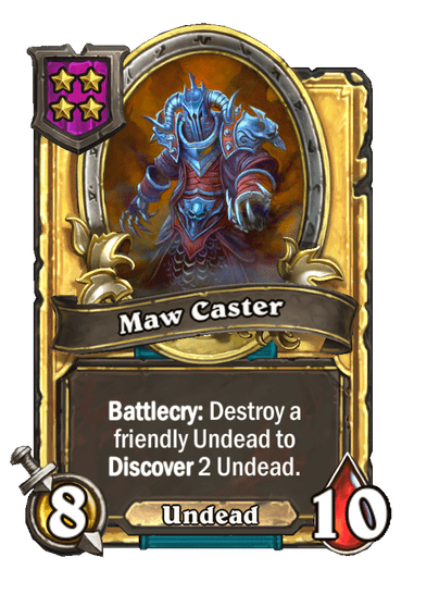 Maw Caster Hearthstone kártya