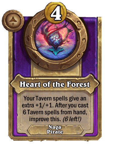 Heart of the Forest Hearthstone kártya