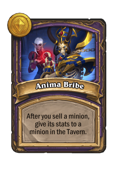 Anima Bribe Hearthstone kártya