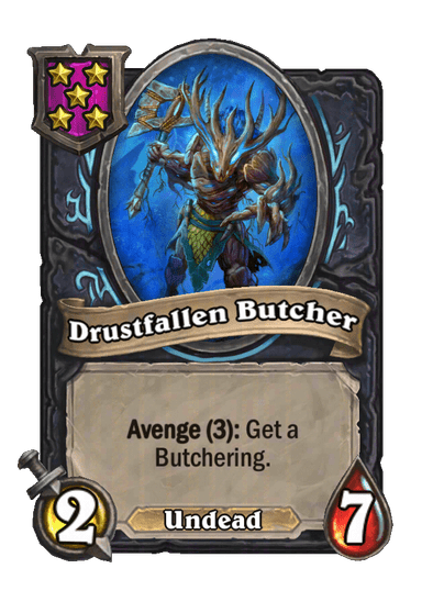 Drustfallen Butcher Hearthstone kártya