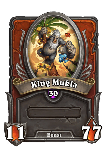 King Mukla Hearthstone kártya
