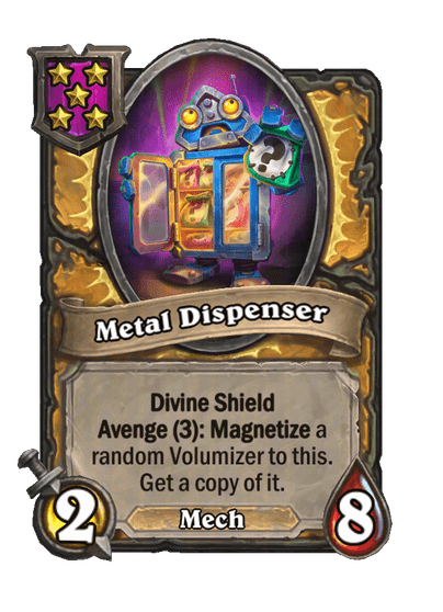 Metal Dispenser Hearthstone kártya