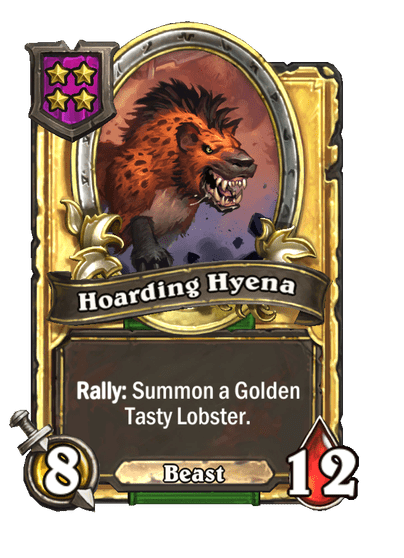 Hoarding Hyena Hearthstone kártya