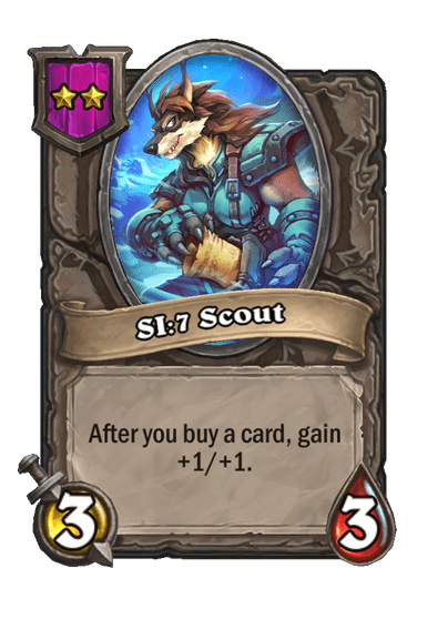SI:7 Scout Hearthstone kártya