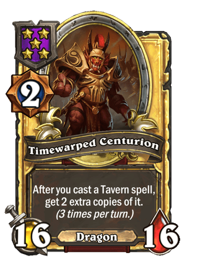 Timewarped Centurion Hearthstone kártya