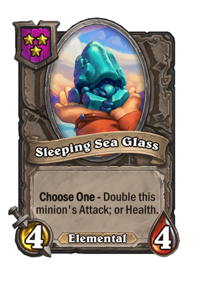 Sleeping Sea Glass Hearthstone kártya