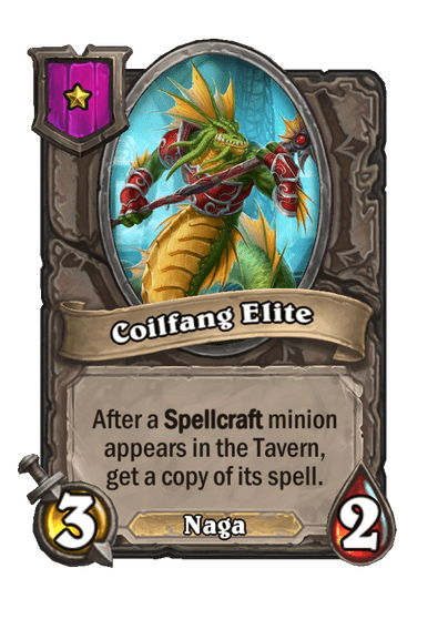 Coilfang Elite Hearthstone kártya