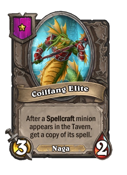 Coilfang Elite Hearthstone kártya