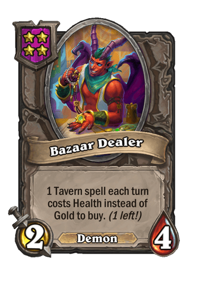 Bazaar Dealer Hearthstone kártya