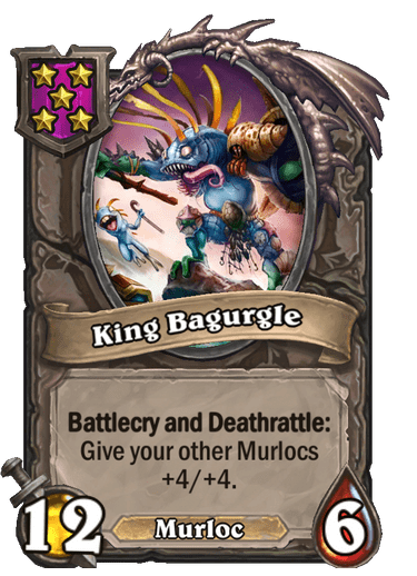 King Bagurgle Hearthstone kártya