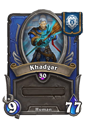 Khadgar Hearthstone kártya