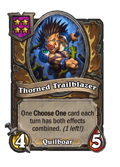Thorned Trailblazer Hearthstone kártya