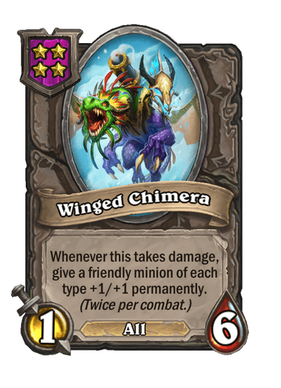 Winged Chimera Hearthstone kártya