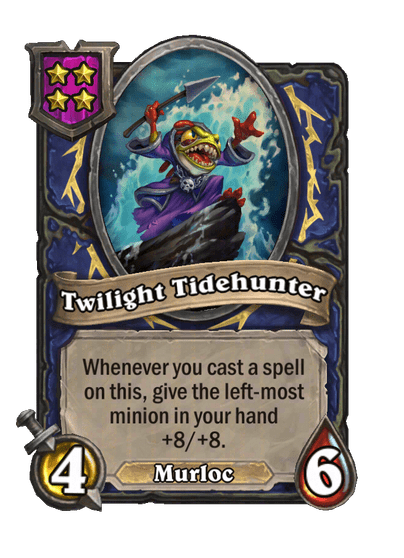 Twilight Tidehunter Hearthstone kártya
