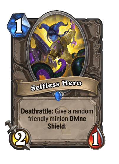 Selfless Hero Hearthstone kártya