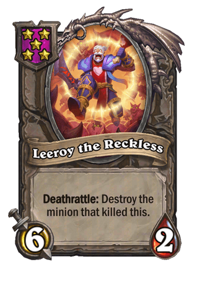 Leeroy the Reckless Hearthstone kártya