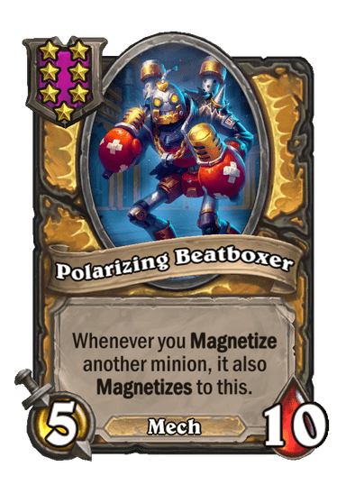 Polarizing Beatboxer Hearthstone kártya