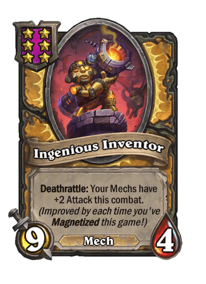 Ingenious Inventor Hearthstone kártya