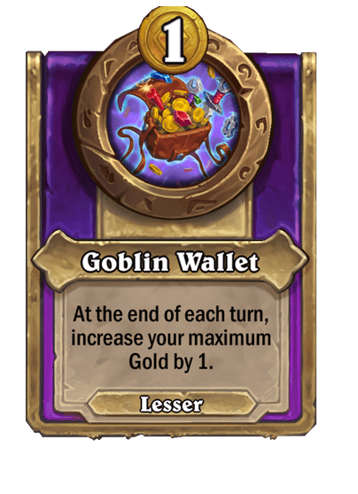 Goblin Wallet Hearthstone kártya