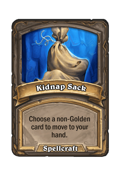 Kidnap Sack Hearthstone kártya