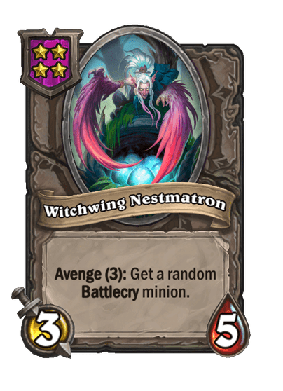 Witchwing Nestmatron Hearthstone kártya