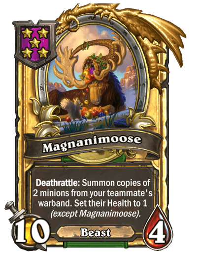 Magnanimoose Hearthstone kártya