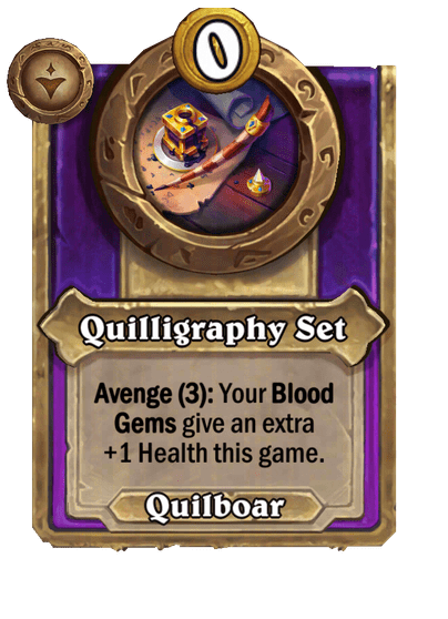 Quilligraphy Set