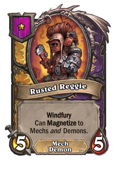 Rusted Reggie Hearthstone kártya